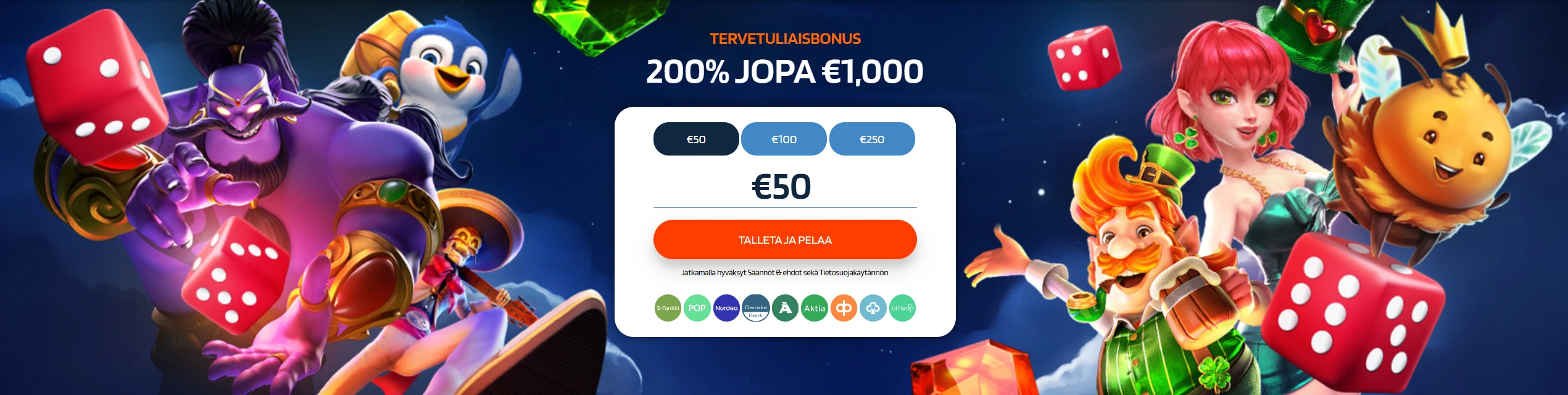 Red Dice Casino Banner