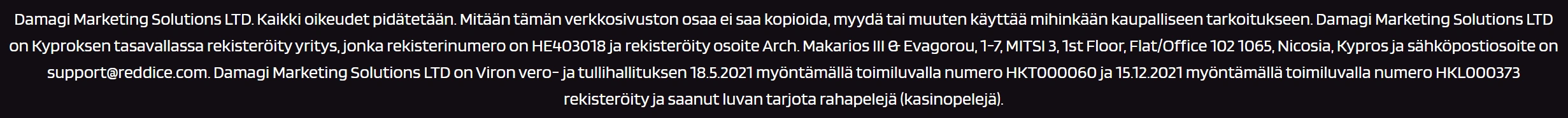 Tietosuoja ja turvallisuus RedDice Casinolla
