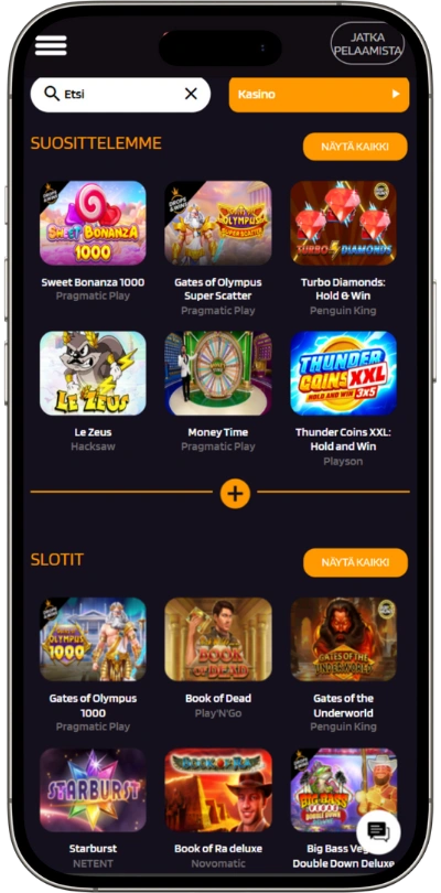 RedDice Casino mobiililaitteilla