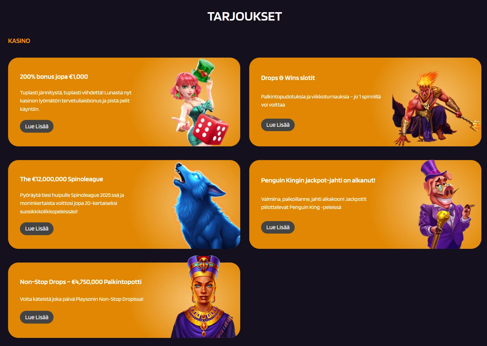 Bonukset ja kampanjat RedDice Casinolla